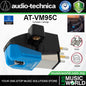 Audio Technica AT-VM95C Dual Moving Magnet Turntable Cartridge Pin - Blue (ATVM95C)