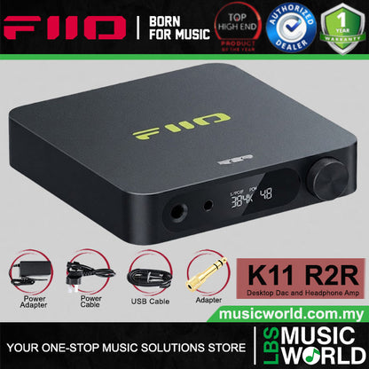 FiiO K11 R2R High Resolution Balanced Desktop DAC and Headphone Amplifier (K11R2R)