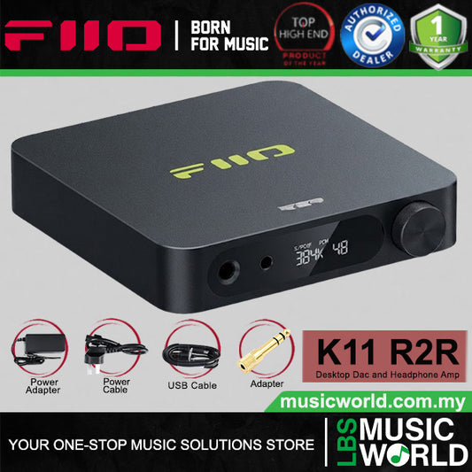 FiiO K11 R2R High Resolution Balanced Desktop DAC and Headphone Amplifier (K11R2R)