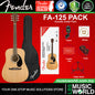 Fender FA-125 Laminated Spruce Top Dreadnought Acoustic Guitar Pack - Natural (FA125)