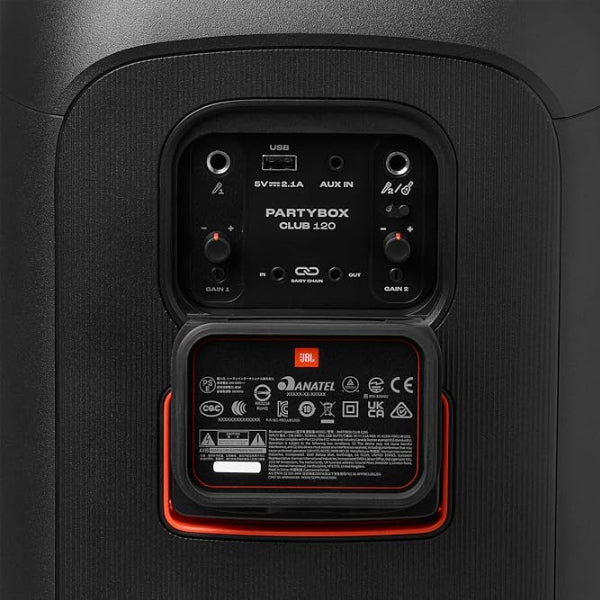 JBL PartyBox Club 120 160 Watt Party Speaker with Built in Lights and Pro Sound