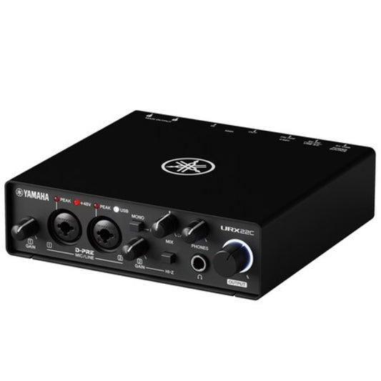 Yamaha Steinberg URX22C 2x2 USB-C Audio Interface with 2 D-PRE Preamps and DSP Effects