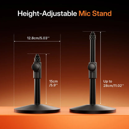 Maono PD200WT USB or XLR Dynamic Cardioid Microphone Podcasters Plug and Play Mic