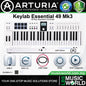 Arturia KeyLab Essential 49 Mk3 49 Slim Key USB Keyboard Controller With Custom Software Bundle