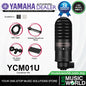 Yamaha YCM01U USB Cardioid Condenser Microphone with Mic Stand Adapter and USB Cable