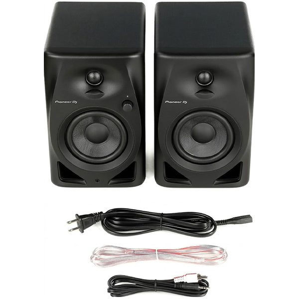 Pioneer DJ DM-40D 38 Watt 4 Inch 2 Way Sound Desktop Studio Monitor Speaker (DM40D)