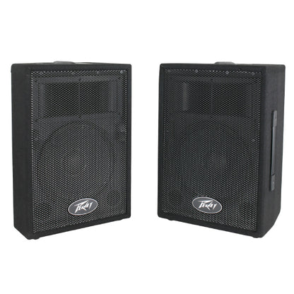 Peavey PVi 10 100 Watt 10 Inch Passive Two Way PA Speaker - Pair (Pvi10)