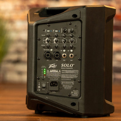 Peavey Solo 200 Watt 6.5" Battery Powered Portable PA Speaker with Bluetooth
