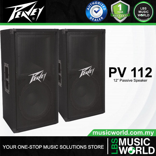 PEAVEY PV Series 2 Way Passive Speaker Heavy Duty Woofer (PV 112 PV 115)