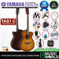 Yamaha TAS1 C 40" Concert Cutaway Solid Spruce TransAcoustic Guitar With Hard Bag (TAS1C)