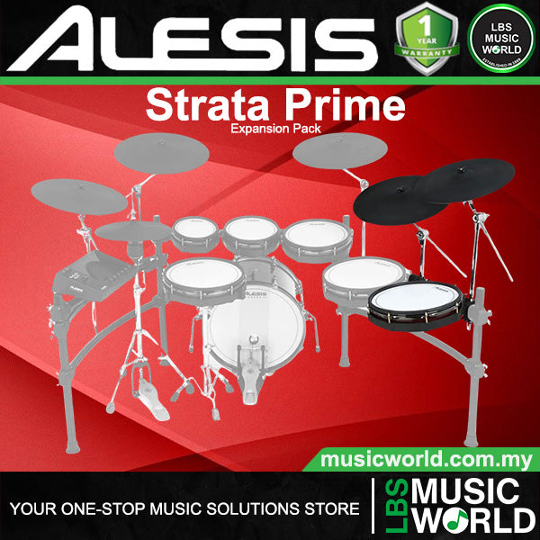 Alesis Strata Prime Expansion Pack 4 Pieces Premium Drum and Cymbal Add On Kit