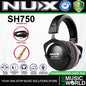 NUX SH750 Wired Studio Monitor Headphone with Soft Ear Cushions - Black