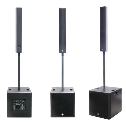 Topp Pro SOHO V8 + S12 Professional 1400 Watt Active Column PA System with Integrated DSP