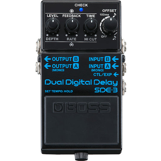Boss SDE-3 Dual Digital Delay Guitar Effect Pedal (SDE3)