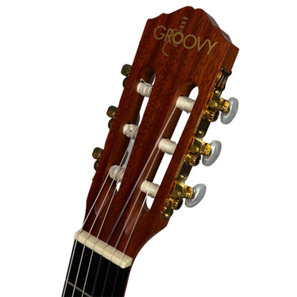 Groovy GV39 39 Inch Cutaway Spruce Top Classical Guitar with Nylon Strings