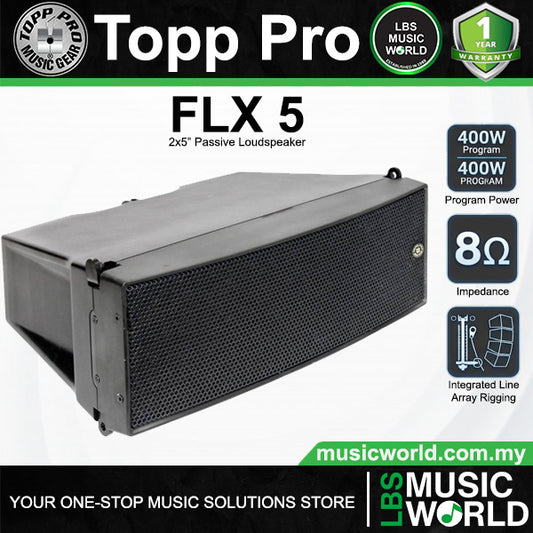 Topp Pro FLX 5 120 Watt 5 Inch 2 Way Passive Line Array Loudspeaker