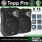 Topp Pro X15 400 Watt 2 Way 15 Inch Woofer Vented Passive Speaker Cabinet