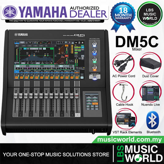 Yamaha DM5C 48 Channel Portable Digital Mixer with Touchscreen and Bluetooth