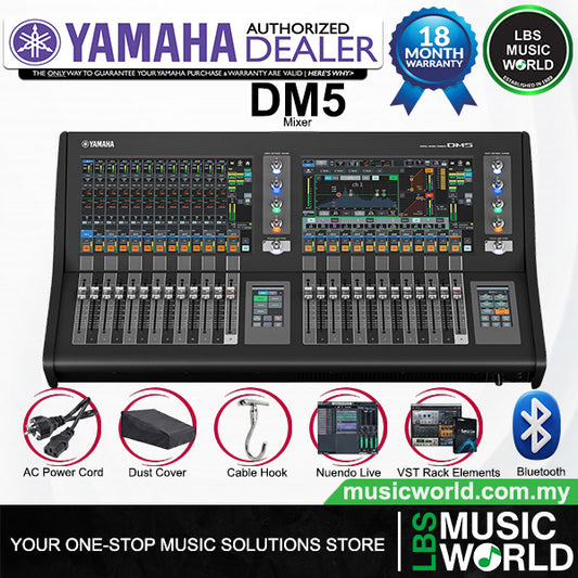 Yamaha DM5 60 Channel Professional Digital Mixing Console with Touchscreen and Bluetooth