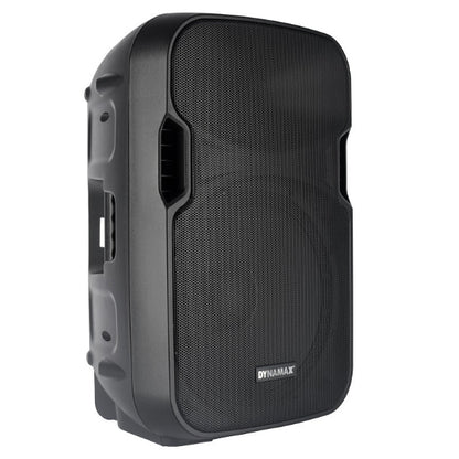 Dynamax TSL015 120 Watt 15 Inch Active Bluetooth Speaker System with 2 Wireless Handheld Microphone