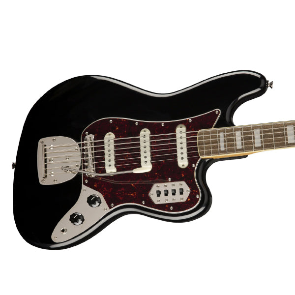 Squier by Fender Classic Vibe Bass VI Electric Guitar With Laurel Fingerboard - Black