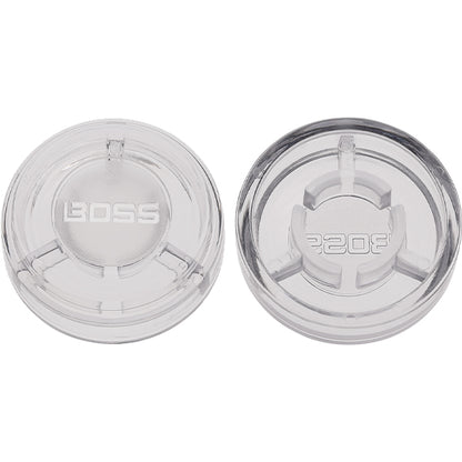 Boss FSC-10 Transparent Polycarbonate Topper Footswitch Cap with Logo - 10 Pieces (FSC10)