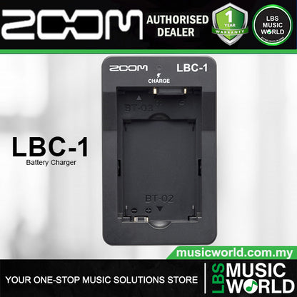 Zoom LBC-1 Li Ion Battery Charger For Zoom BT 02 and BT 03 Batteries (LBC1)