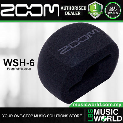 Zoom WSH-6 Foam Windscreen for XYH 6 Microphone Capsule (WSH6)