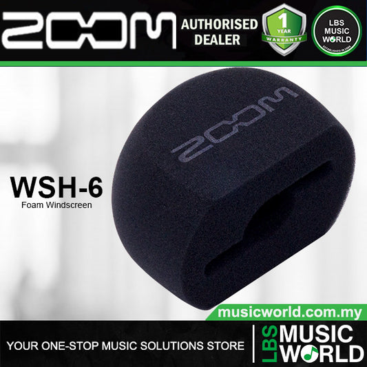 Zoom WSH-6 Foam Windscreen for XYH 6 Microphone Capsule (WSH6)