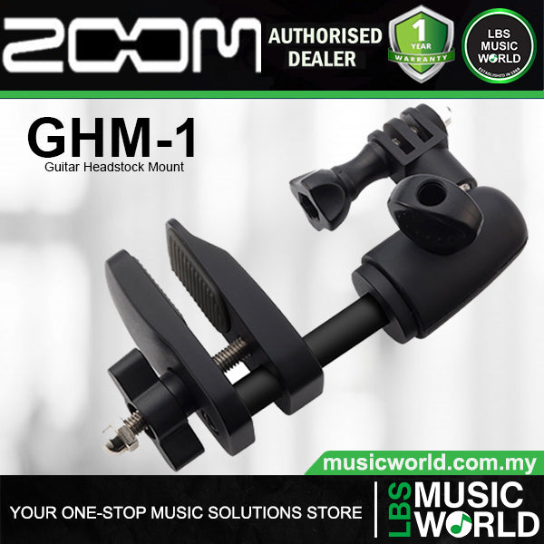 Zoom GHM-1 Guitar Headstock Mount For Zoom Q8 Recorder 1 in stock (GHM1)