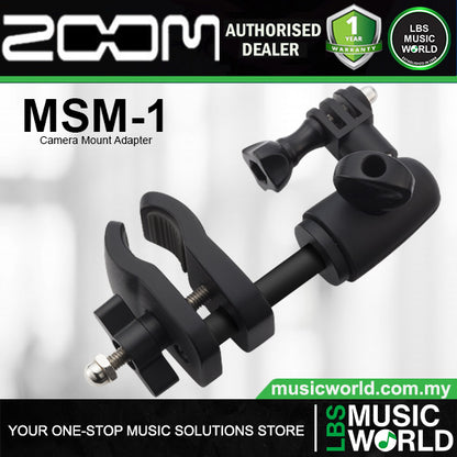 Zoom MSM-1 Mic Stand Mount For Q4, Q4n, and Q8 (MSM1)