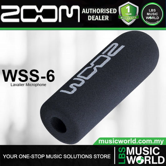 Zoom WSS-6 Windscreen For Zoom SGH 6 and SSH 6 Shotgun Microphone (WSS6)