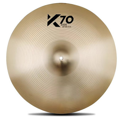 BSL K70 5 Pieces Alloy Cymbal Set 14" Hi-hat 16"18"Crash 20" Ride