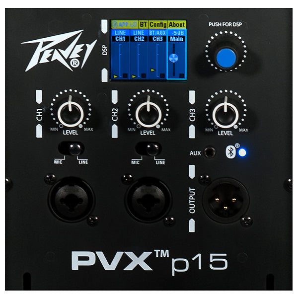 PEAVEY PVXp Series Powered Loudspeaker with DSP and Bluetooth (PVXp10 PVXp12 PVXp15)