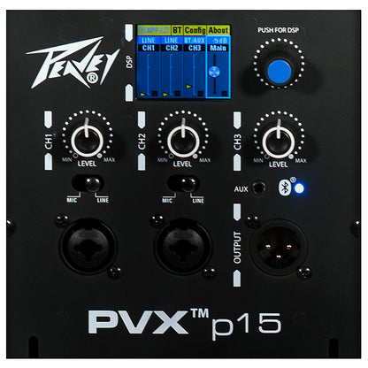 PEAVEY PVXp Series Powered Loudspeaker with DSP and Bluetooth (PVXp10 PVXp12 PVXp15)