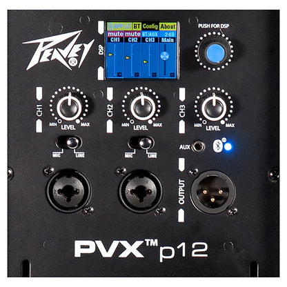 PEAVEY PVXp Series Powered Loudspeaker with DSP and Bluetooth (PVXp10 PVXp12 PVXp15)