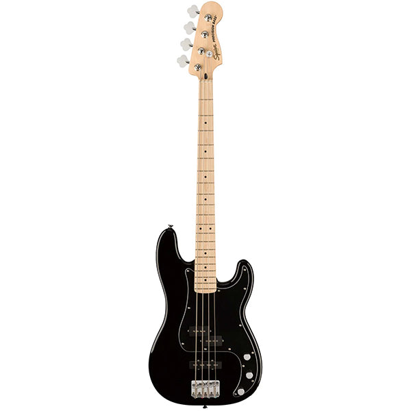 Squier by Fender 4 String Affinity Series PJ Bass Guitar Pack Maple Fretboard with 15W Amplifier - Black