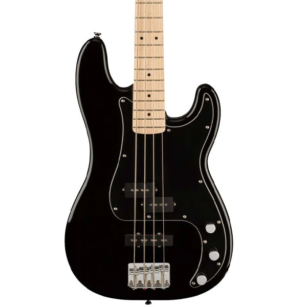 Squier by Fender 4 String Affinity Series PJ Bass Guitar Pack Maple Fretboard with 15W Amplifier - Black
