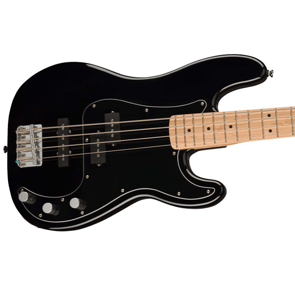 Squier by Fender 4 String Affinity Series PJ Bass Guitar Pack Maple Fretboard with 15W Amplifier - Black