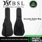 BSL 25mm Padded Bagpack Gig Bag Suitable for 41 Inch Acoustic Guitar