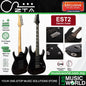 ZTA EST2 Solidbody Stratocaster Electric Guitar Package with Amplifier and Tremolo