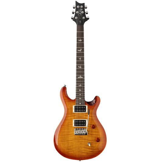 PRS SE CE24 CE44VS Solidbody Electric Guitar with HH Pickup and Tremolo - Vintage Sunburst
