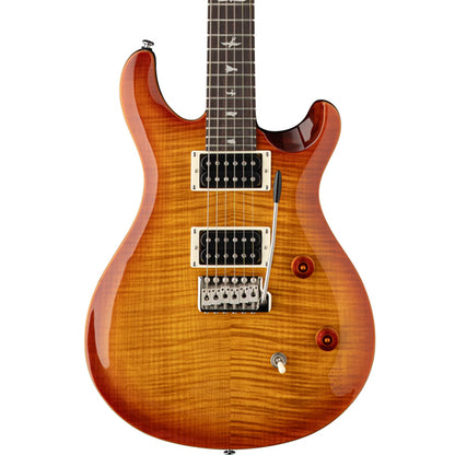 PRS SE CE24 CE44VS Solidbody Electric Guitar with HH Pickup and Tremolo - Vintage Sunburst