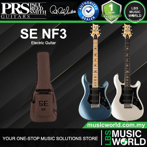 PRS SE NF3 Series Electric Guitar with SSS Pickup and Gig Bag (NF3MIM NF3RWP)