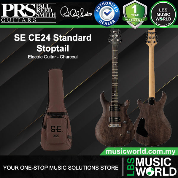 PRS SE CE24 Standard Stoptail Solidbody Electric Guitar with HH Pickup and Gig Bag