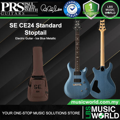 PRS SE CE24 Standard Stoptail Solidbody Electric Guitar with HH Pickup and Gig Bag