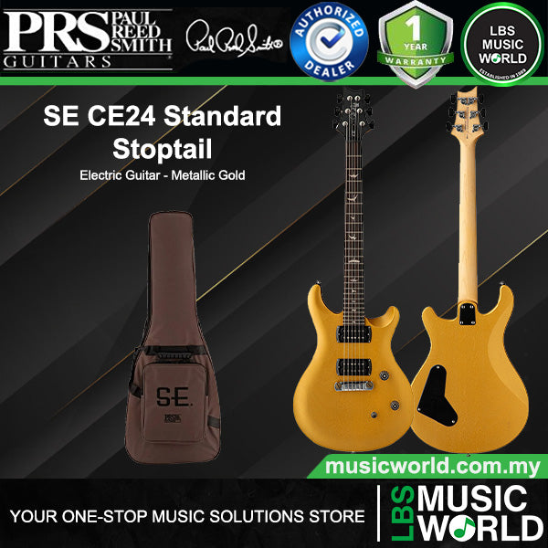 PRS SE CE24 Standard Stoptail Solidbody Electric Guitar with HH Pickup and Gig Bag