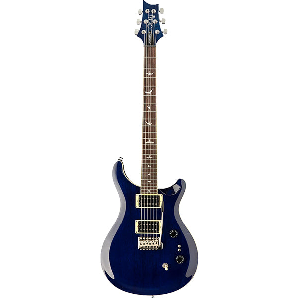 PRS SE Standard 24-08 Mahogany Solidbody Electric Guitar with HH Pickup and Gig Bag - Translucent Blue