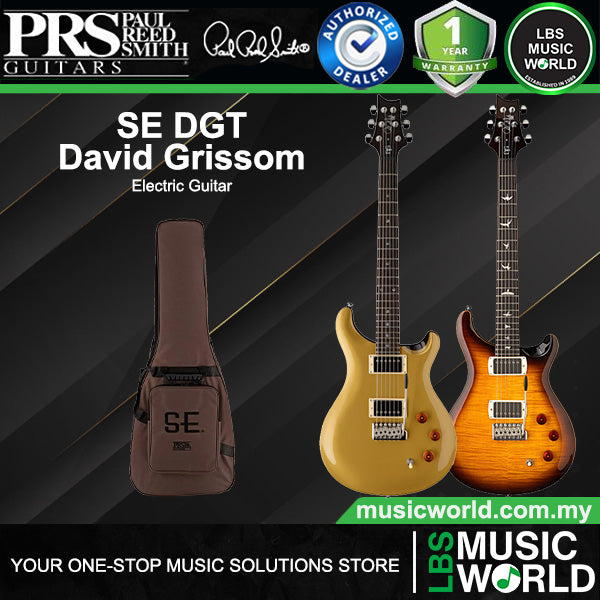 PRS SE DGT David Grissom Signature Solidbody Electric Guitar with HH Pickup and Tremolo