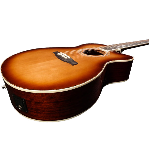 PRS SE A40E Angelus Hollow Body Acoustic Electric Guitar with Hardcase - Tobacco Sunburst